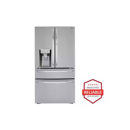 Lg 30 cu. ft. Smart French Door Bottom Freezer Refrigerator LRMDS3006S
